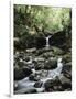 Hawaii, Maui, a Waterfall Flows into Blue Pool from the Rainforest-Christopher Talbot Frank-Framed Photographic Print