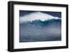 Hawaii, Maui. Kai Lenny Stand Up Paddle Board Surfing Monster Waves at Pe'Ahi Jaws-Janis Miglavs-Framed Photographic Print