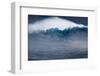 Hawaii, Maui. Kai Lenny Stand Up Paddle Board Surfing Monster Waves at Pe'Ahi Jaws-Janis Miglavs-Framed Photographic Print