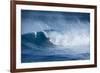 Hawaii, Maui. Kai Lenny Surfing Monster Waves at Pe'Ahi Jaws, North Shore Maui-Janis Miglavs-Framed Photographic Print