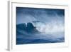 Hawaii, Maui. Kai Lenny Surfing Monster Waves at Pe'Ahi Jaws, North Shore Maui-Janis Miglavs-Framed Photographic Print