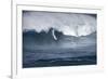 Hawaii Maui. Kyle Lenny Surfing Monster Waves at Pe'Ahi Jaws-Janis Miglavs-Framed Photographic Print