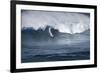 Hawaii Maui. Kyle Lenny Surfing Monster Waves at Pe'Ahi Jaws-Janis Miglavs-Framed Photographic Print