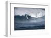 Hawaii Maui. Kyle Lenny Surfing Monster Waves at Pe'Ahi Jaws-Janis Miglavs-Framed Photographic Print