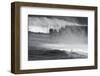 Hawaii, Maui. Lone Figure Surfing Monster Waves at Pe'Ahi Jaws, North Shore Maui-Janis Miglavs-Framed Photographic Print