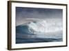 Hawaii. Maui. Lone Windsurfer on Monster Waves at Pe'Ahi Jaws, North Shore Maui-Janis Miglavs-Framed Photographic Print