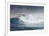 Hawaii. Maui. Lone Windsurfer on Monster Waves at Pe'Ahi Jaws, North Shore Maui-Janis Miglavs-Framed Photographic Print