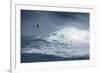 Hawaii, Maui. Niccolo Porcella Windsurfing Monster Waves at Pe'Ahi Jaws, North Shore Maui, Hawaii-Janis Miglavs-Framed Photographic Print