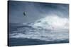 Hawaii, Maui. Niccolo Porcella Windsurfing Monster Waves at Pe'Ahi Jaws, North Shore Maui, Hawaii-Janis Miglavs-Stretched Canvas
