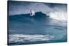 Hawaii, Maui. Robby Naish Windsurfing Monster Waves at Pe'Ahi Jaws, North Shore Maui-Janis Miglavs-Stretched Canvas