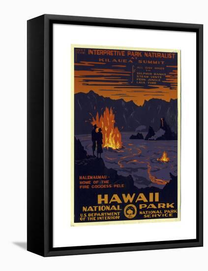 Hawaii National Park-null-Framed Stretched Canvas