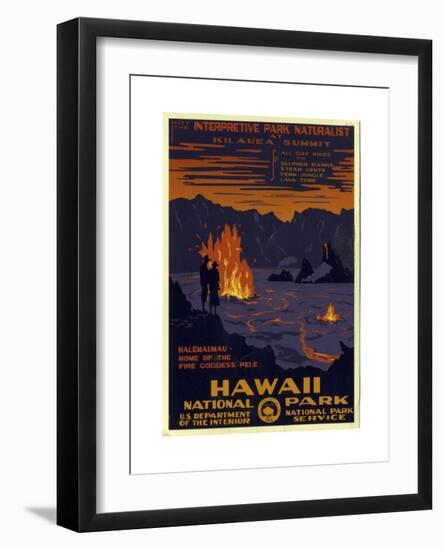 Hawaii National Park-null-Framed Premium Giclee Print