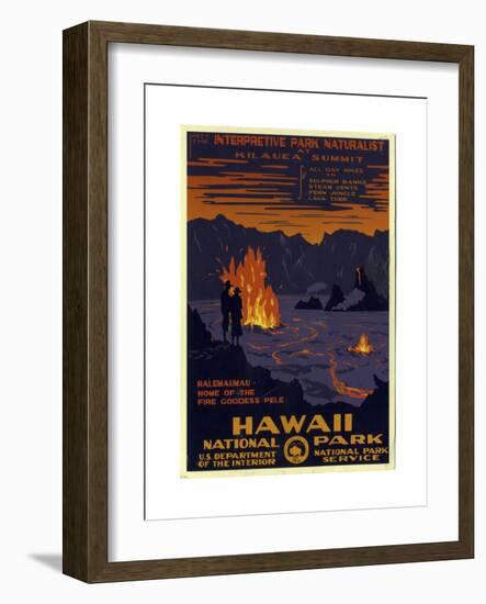 Hawaii National Park-null-Framed Giclee Print