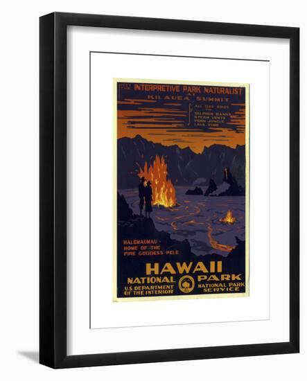 Hawaii National Park-null-Framed Giclee Print