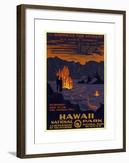 Hawaii National Park-null-Framed Giclee Print