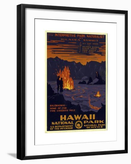 Hawaii National Park-null-Framed Giclee Print