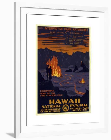 Hawaii National Park-null-Framed Giclee Print