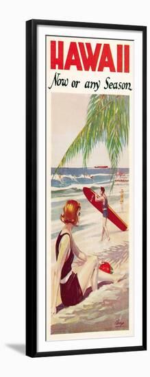 Hawaii, Now or Any Season-null-Framed Art Print