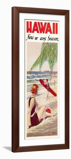 Hawaii, Now or Any Season-null-Framed Art Print