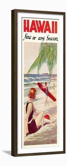 Hawaii, Now or Any Season-null-Framed Premium Giclee Print