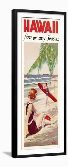 Hawaii, Now or Any Season-null-Framed Premium Giclee Print