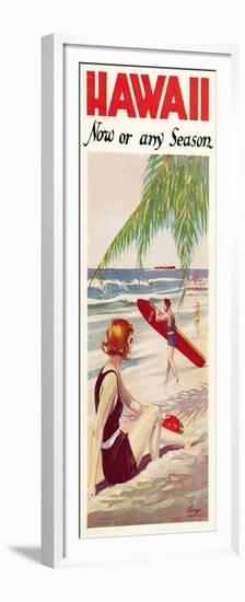 Hawaii, Now or Any Season-null-Framed Premium Giclee Print