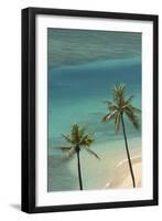 Hawaii, Oahu, Honolulu, Waikiki, Fort Derussy Beach and Palm Trees-David Wall-Framed Photographic Print