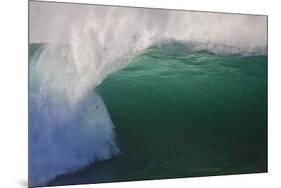 Hawaii, Oahu, Large Waves Along the Pipeline Beach-Terry Eggers-Mounted Premium Photographic Print