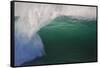 Hawaii, Oahu, Large Waves Along the Pipeline Beach-Terry Eggers-Framed Stretched Canvas