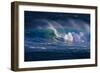 Hawaii, Oahu, Large Waves Along the Pipeline Beach-Terry Eggers-Framed Photographic Print