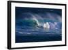 Hawaii, Oahu, Large Waves Along the Pipeline Beach-Terry Eggers-Framed Photographic Print