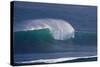 Hawaii, Oahu, Large Waves Along the Pipeline Beach-Terry Eggers-Stretched Canvas