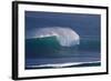 Hawaii, Oahu, Large Waves Along the Pipeline Beach-Terry Eggers-Framed Photographic Print