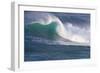 Hawaii, Oahu, Large Waves Along the Pipeline Beach-Terry Eggers-Framed Photographic Print