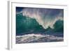 Hawaii, Oahu, Large Waves Along the Pipeline Beach-Terry Eggers-Framed Photographic Print