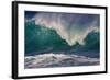 Hawaii, Oahu, Large Waves Along the Pipeline Beach-Terry Eggers-Framed Photographic Print