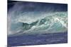 Hawaii, Oahu, Large Waves Along the Pipeline Beach-Terry Eggers-Mounted Premium Photographic Print