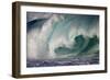 Hawaii, Oahu, Large Waves Along the Pipeline Beach-Terry Eggers-Framed Photographic Print