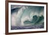 Hawaii, Oahu, Large Waves Along the Pipeline Beach-Terry Eggers-Framed Photographic Print