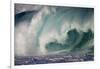 Hawaii, Oahu, Large Waves Along the Pipeline Beach-Terry Eggers-Framed Photographic Print