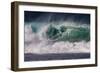 Hawaii, Oahu, Large Waves Along the Pipeline Beach-Terry Eggers-Framed Photographic Print