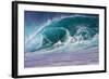 Hawaii, Oahu, Large Waves Along the Pipeline Beach-Terry Eggers-Framed Photographic Print