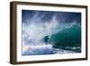 Hawaii, Oahu, Large Waves Along the Pipeline Beach-Terry Eggers-Framed Photographic Print