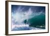 Hawaii, Oahu, Large Waves Along the Pipeline Beach-Terry Eggers-Framed Photographic Print