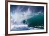 Hawaii, Oahu, Large Waves Along the Pipeline Beach-Terry Eggers-Framed Photographic Print