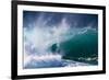 Hawaii, Oahu, Large Waves Along the Pipeline Beach-Terry Eggers-Framed Photographic Print