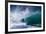 Hawaii, Oahu, Large Waves Along the Pipeline Beach-Terry Eggers-Framed Photographic Print