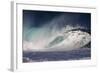 Hawaii, Oahu, Large Waves Along the Pipeline Beach-Terry Eggers-Framed Photographic Print