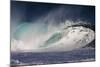 Hawaii, Oahu, Large Waves Along the Pipeline Beach-Terry Eggers-Mounted Photographic Print