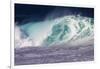 Hawaii, Oahu, Large Waves Along the Pipeline Beach-Terry Eggers-Framed Photographic Print